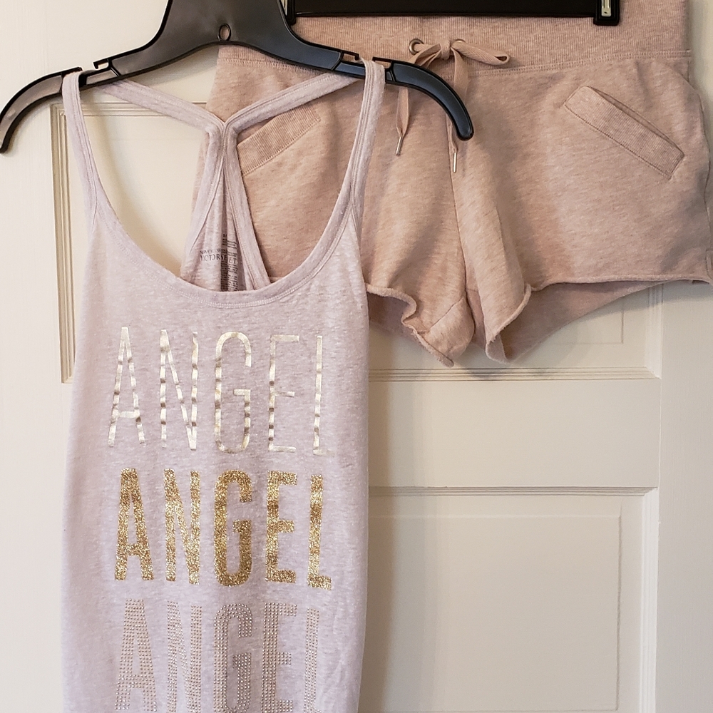 Victoria's Secret tank top and shorts